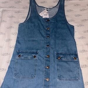 American Eagle Light Blue Denim Top